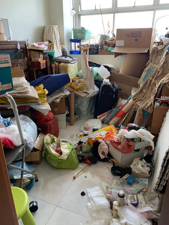 Hoarding in the bedroom